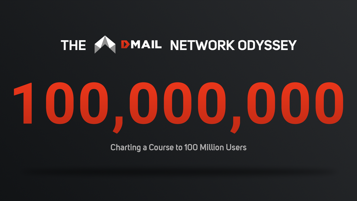 The Dmail Network Odyssey: Charting a Course to 100 Million Users