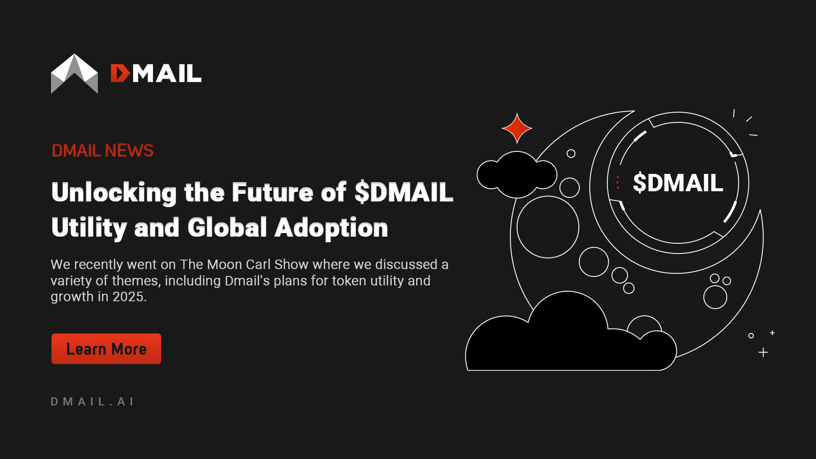 Dmail on The Moon Carl Show: Unlocking the Future of $DMAIL Utility and Global Adoption