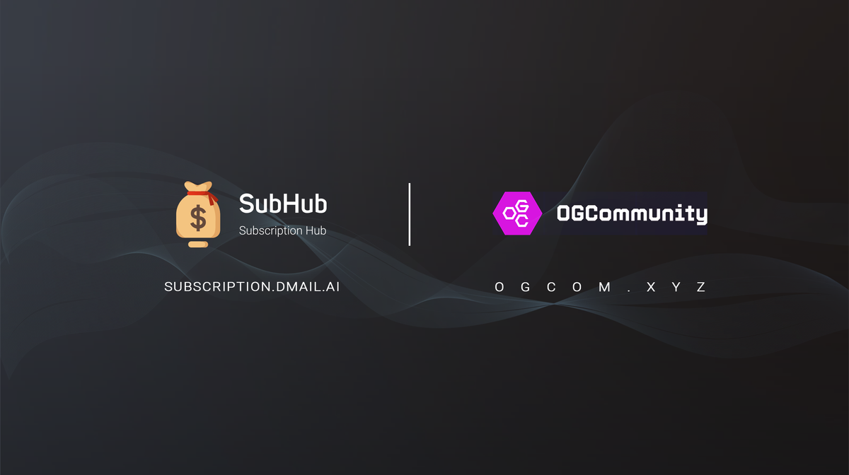 OGCommunity Joins Subhub: Driving Decentralized Growth in Web3 Gaming