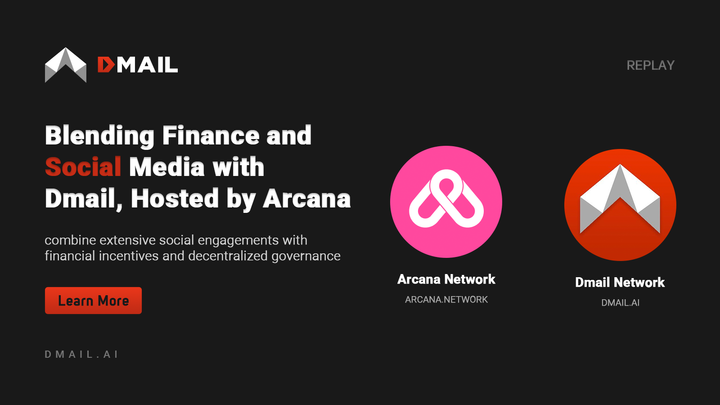 SocialFi: Blending Finance and Social Media with Dmail, Hosted by Arcana