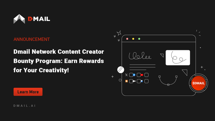 Dmail Network Content Creator Bounty Program: Earn Rewards for Your Creativity!