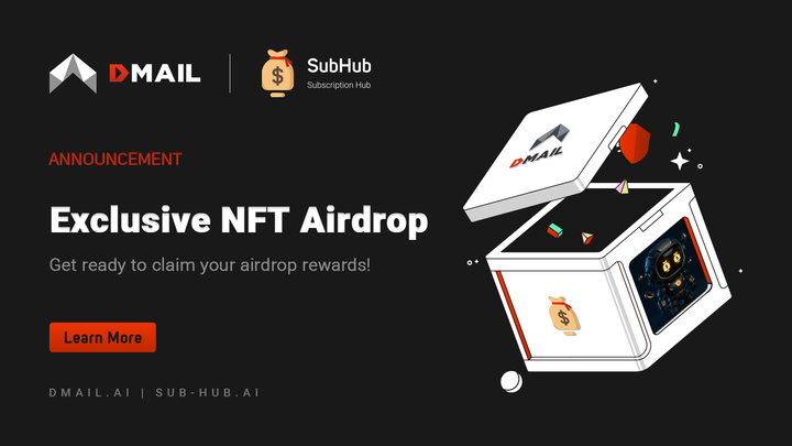 Dmail Network X SubHub: Exclusive Booster Pass NFT Airdrop